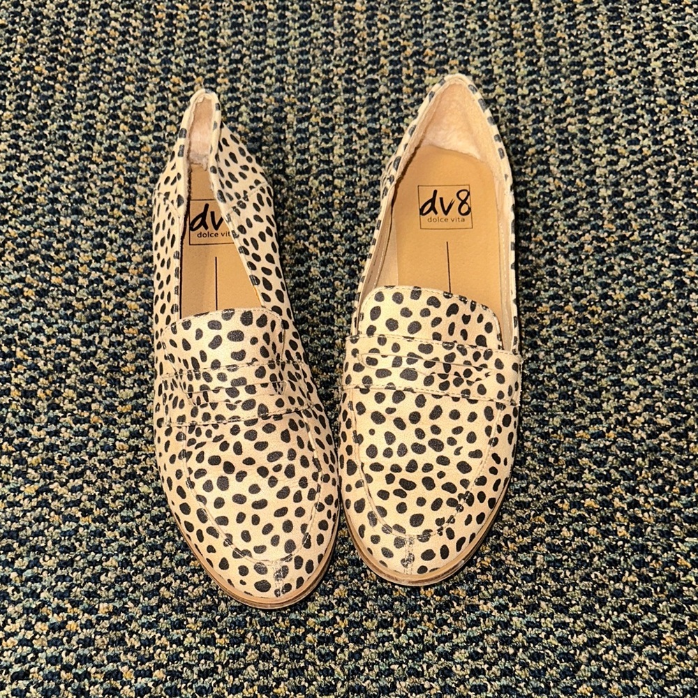 DV by Dolce Vita Polka Dot Women's Loafers size 9